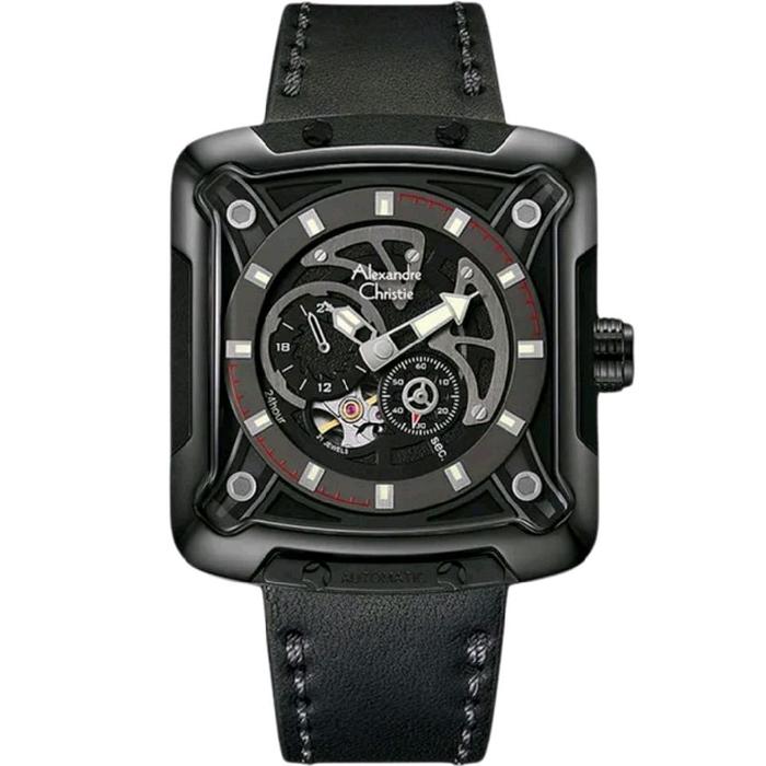 AC 3030 MA Automatic Alexandre Christie Jam Tangan Pria Black