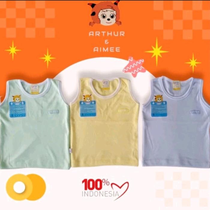 Singlet luar arthur aimee 3pcs