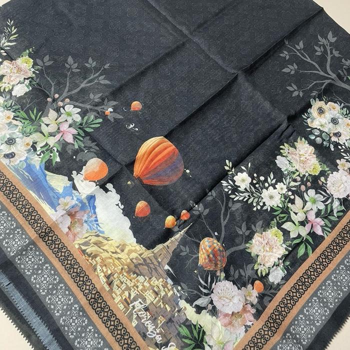 meyka scarves motif jilbab segiempat voal meyka scarves florenza scarves