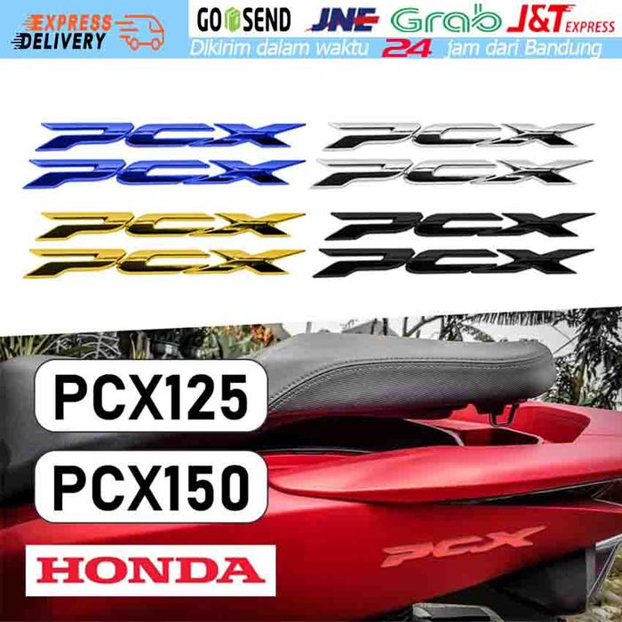 Emblem 3D Honda PCX Decal Sticker Stiker Timbul Motor PCX-150 PCX-160 Aksesoris PCX