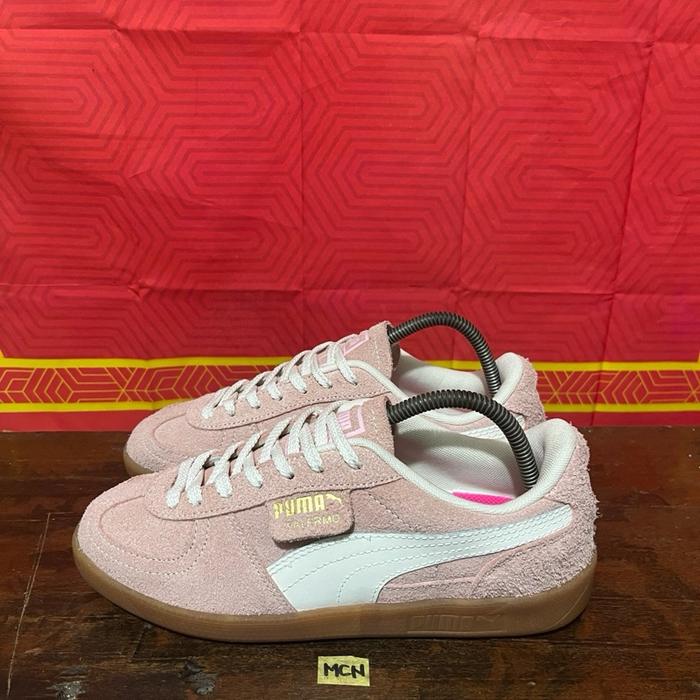 Sepatu second branded puma palermo pink size 40