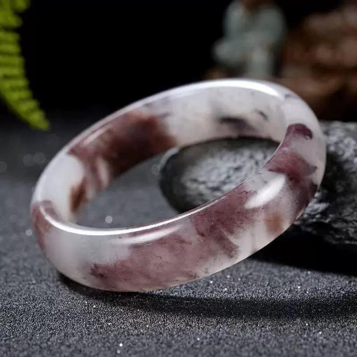 GELANG GIOK BATANG WARNA COKLAT PUTIH CANTIK