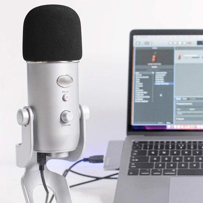 Furry Windshield Foam Microphone Windshield-for Blue Yeti, Blue Yeti