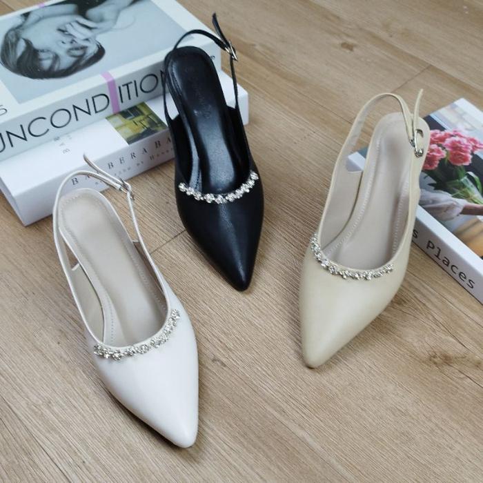NEW Sepatu Tali Wanita Vania 5cm Kulit Sintetis
