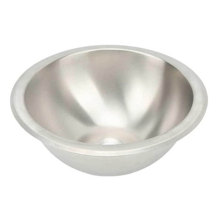 Round Boat Sink Smoothing Stainless Steel RV Kitchen Sink for Yachts
