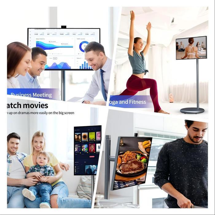 27-Inch Ultra Hd Indoor Digital Signage Movable Interactive Android Tv Ips Touch Screen Tv Smart Por