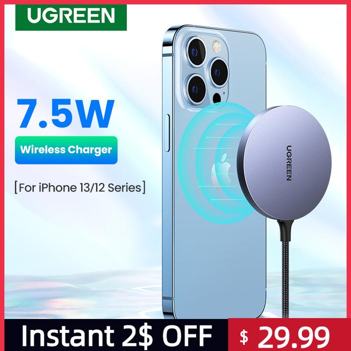 UGREEN Magnetic Wireless Charger For iPhone 14 13 Series Phone