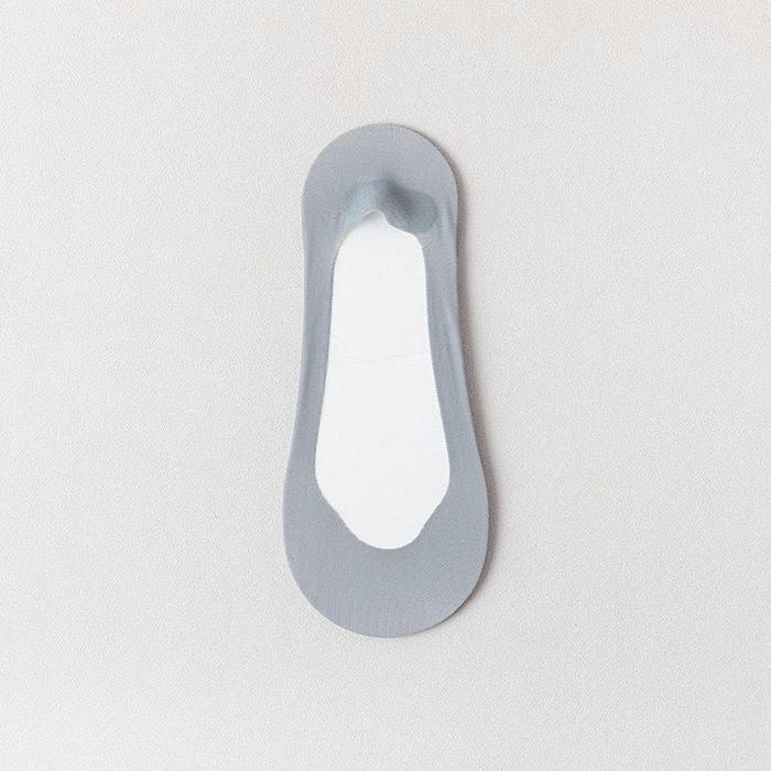 BEARY JEANS BJ305 | Invisible Thin Socks Kaos Kaki Invisible Anti slip - LIGHT GREY, INVISIBLE SOCKS