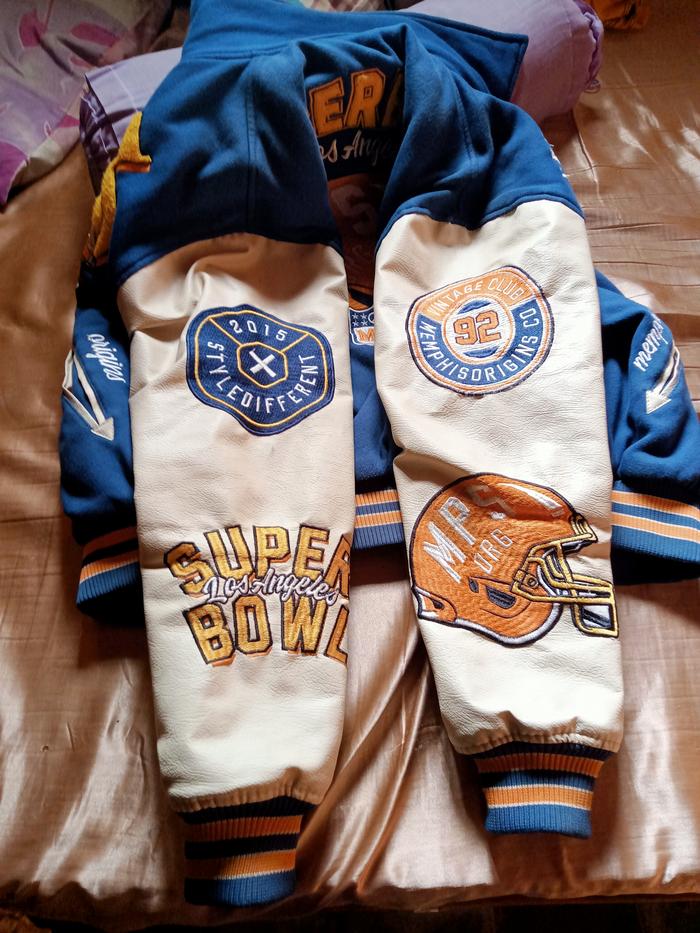 Jaket Memphis Origins Varsity Super Bowl Second SIZE XL