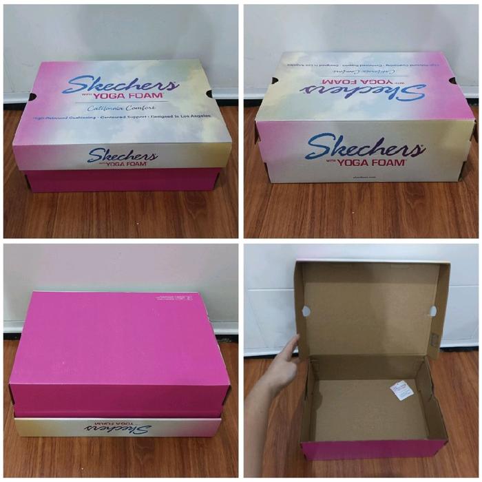 Box besar Kotak sepatu kosong Skechers original boks bekas