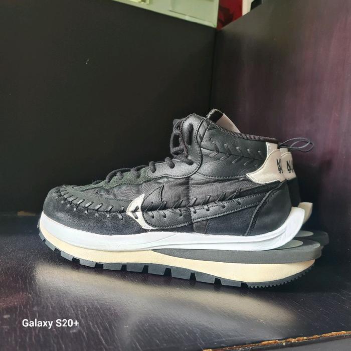 Nike sacai x jean paul gaultier vaporwaffle sneakers