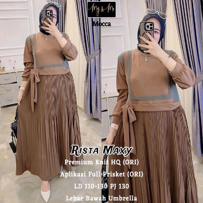 dress wanita rista maxy original by my & me