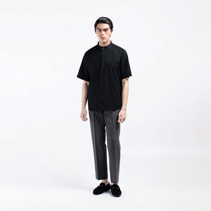 Heymale Sydar Linen Shirt Short Sleeve Baju Koko Pria Lengan Pendek