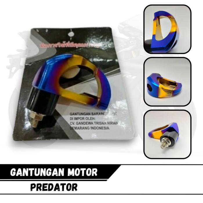 Gantungan Barang Cnc Predator 2Tone Thai Universal Semua Motor