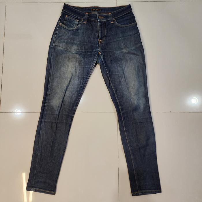 Nudie Jeans 100% Original Limbro Denim Skinny Lin Size 29