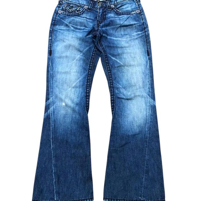 True Religion Joey Super T Flare Jeans