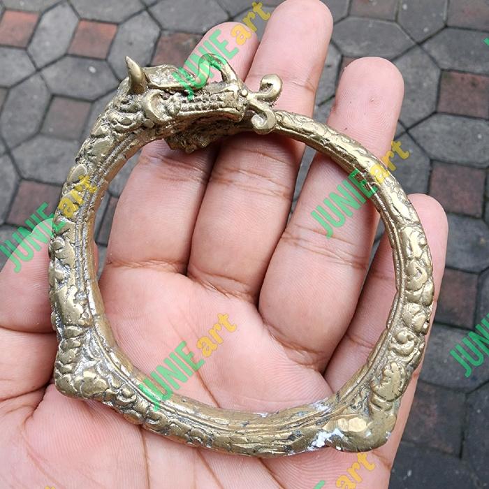 GELANG NAGA KUNINGAN ANTIK