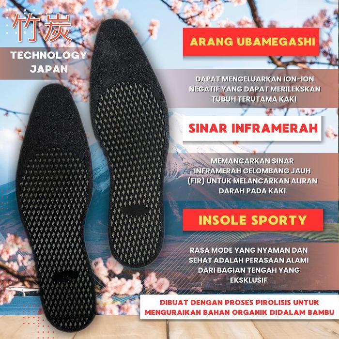 Alimajp- Takezumi Insole Sepatu Kesehatan Dengan Teknologi Infrared Dan Arang Binchotan Dari Jepang 