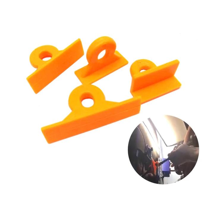 4 Pcs Glue Tabs Car Dent Repair Pull Glue Tabs Hail Dent