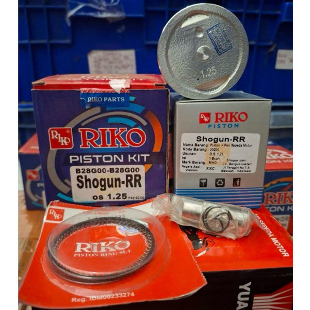 Seher Set Piston Kit Shogun 125 New / Rr / Fl / Smash Titan Original Riko