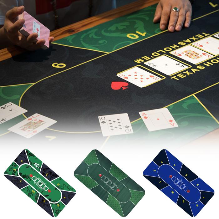 Terlaris, Meja Poker Tikar Karet Meja untuk Permainan Kartu Poker