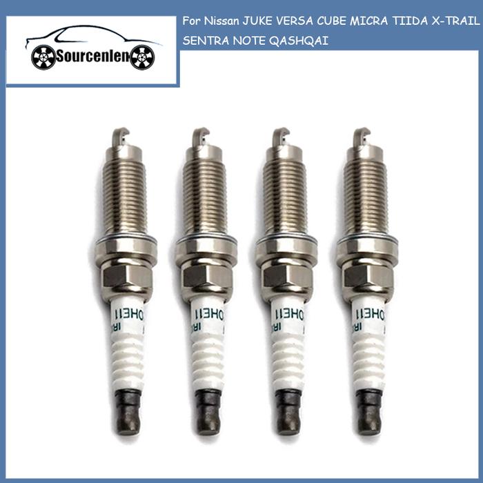4Pcs 22401-ED71B FXE20HE11 Iridium Spark Plug for Nissan Juke Versa