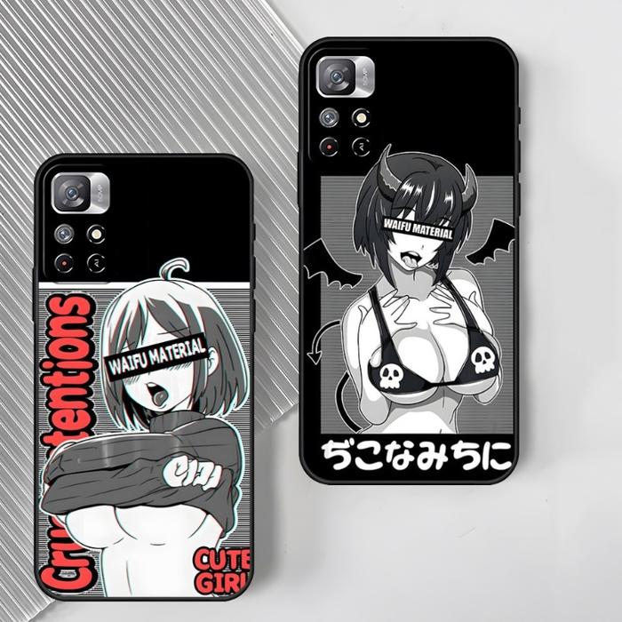 Hentai Sexy Ahegao Girl Phone Case For Redmi Poco X3 NFC PRO Note 11