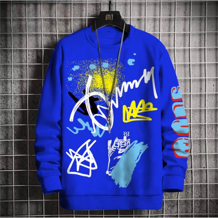 Sweater Grafiti 333 / Kaos Lengan Panjang / Baju Pria Grafiti - Tnar Fashion