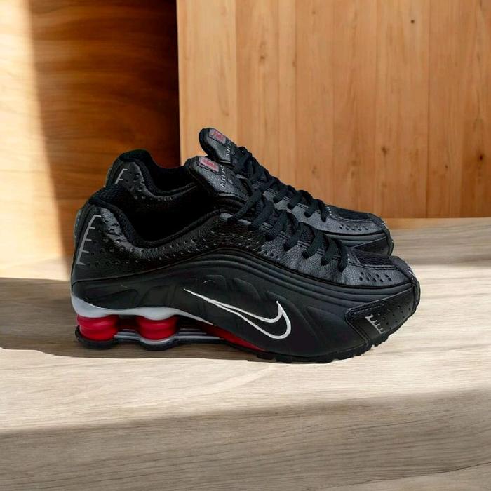 Sepatu Nike Shox R4 Black Red Original BNIB