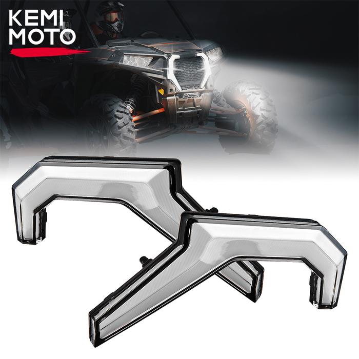 KEMIMOTO UTV Lampu Sein Fang Kompatibel dengan Polaris RZR XP 4 1000