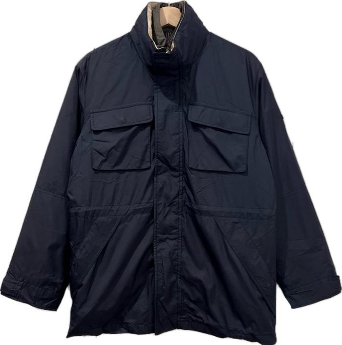 [USED] BHPC Utility Parka Jacket, High Neck dengan Zipper, ada Serut Pinggang, Banyak Kantong + Kant