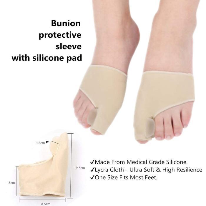 Exclusive Sale Korektor Jari Kaki Jempol Kaki Bunion Hallux Valgus Koreksi Kaos Kaki Gel Pad Protect