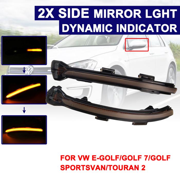 Lampu Sorot Lampu Sinyal Kaca Spion Lampu Sein Dinamis Mobil LED