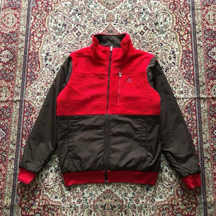 Jaket Nike acg reversible boa fleece jacket Vintge Nike original Vintage nike acg winter jacket G216