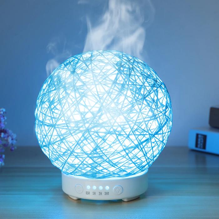 Aroma Essential Oil Diffuser 120ml Hemp Rope Ball Ultrasonic Cool