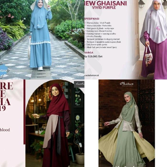 promo gamis haitwo, aurani, endomoda, aulia dll