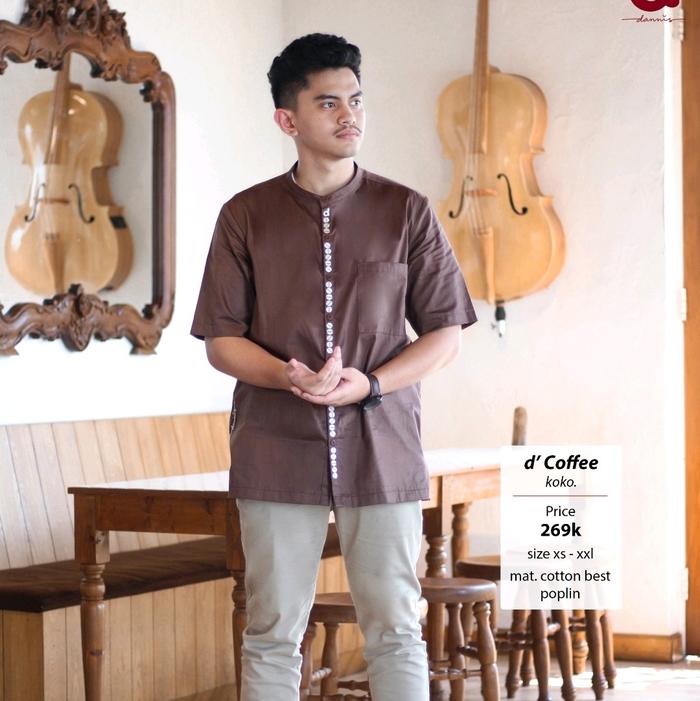 Baju Muslim Koko Dewasa Dannis Perempuan D' Coffee