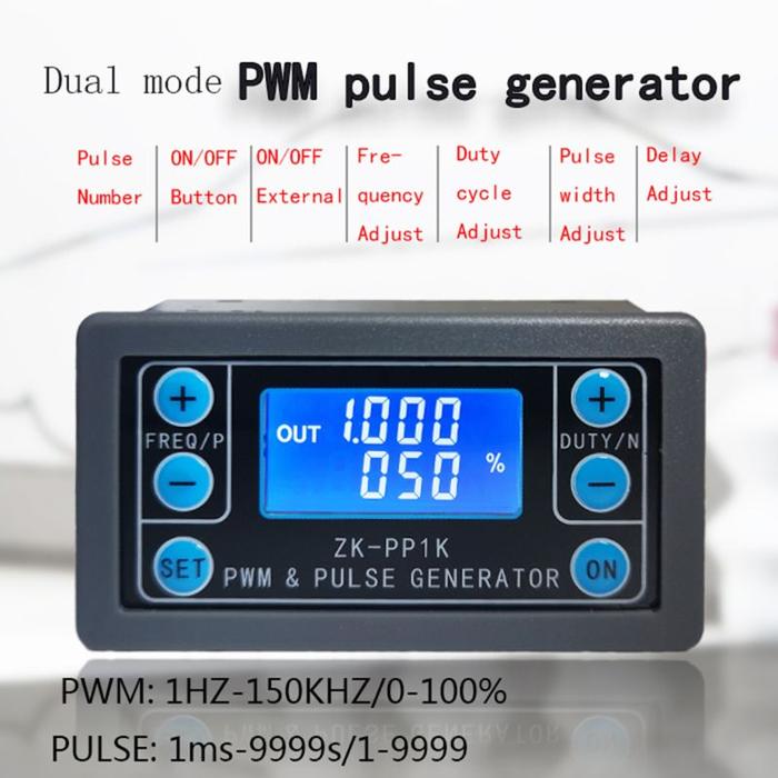 PWM Pulse Generator Frekuensi Tugas Siklus Adjustable Modul Square