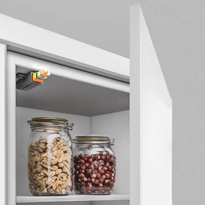 1set Pembuka Pintu Lemari Rebound Push To Open Lemari Push Open Magnet Penahan Pelak Balik Pintu Lem