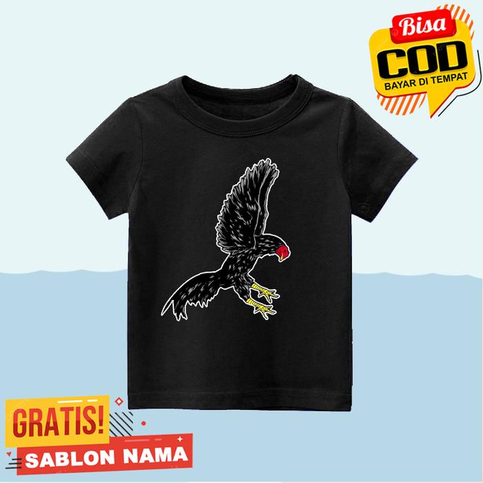 BAJU KAOS ANAK AYAM BANGKOK AYAM ADU AYAM PETARUNG GRATIS CETAK NAMA