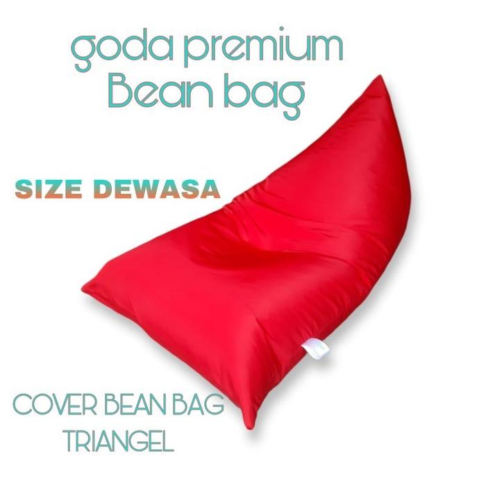 Cover bean bag sarung sofa bean bag triangel size dewasa
