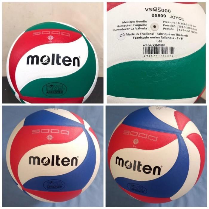Bola Volly Molten/ VOLI MOLTEN / Volley Molten 5000 OFFICIAL MURAH (FREE PENTIL)