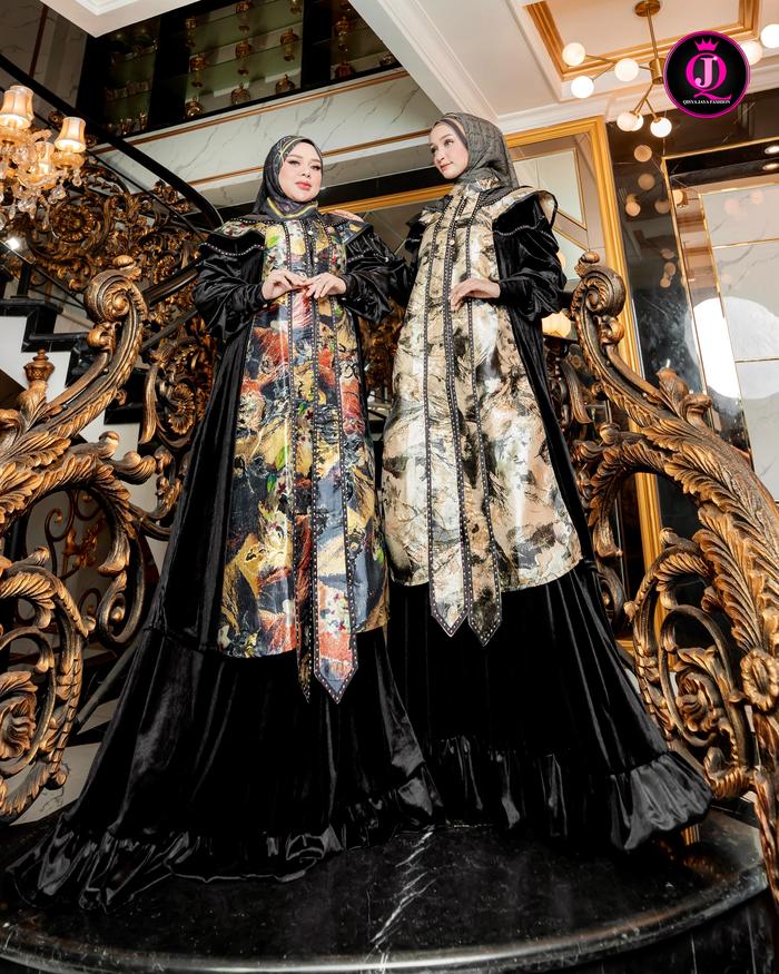 Gulya Series | Qisya Jaya | Set Gamis Syar'i