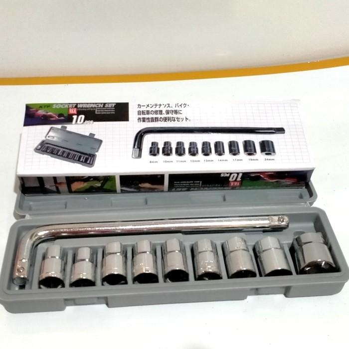 KUNCI SOCK SET RRT 10 PCS / MATA SOCK SET 10 PCS / SOCKET SET 10 PCS