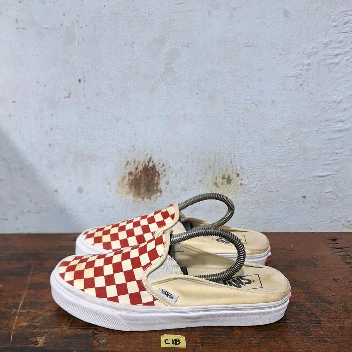 Sepatu second original Vans slip on chekerboard size 40