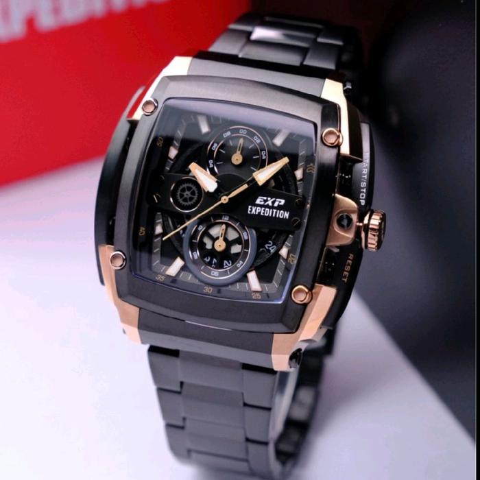 Expedition 3008G black rosegold cowok original