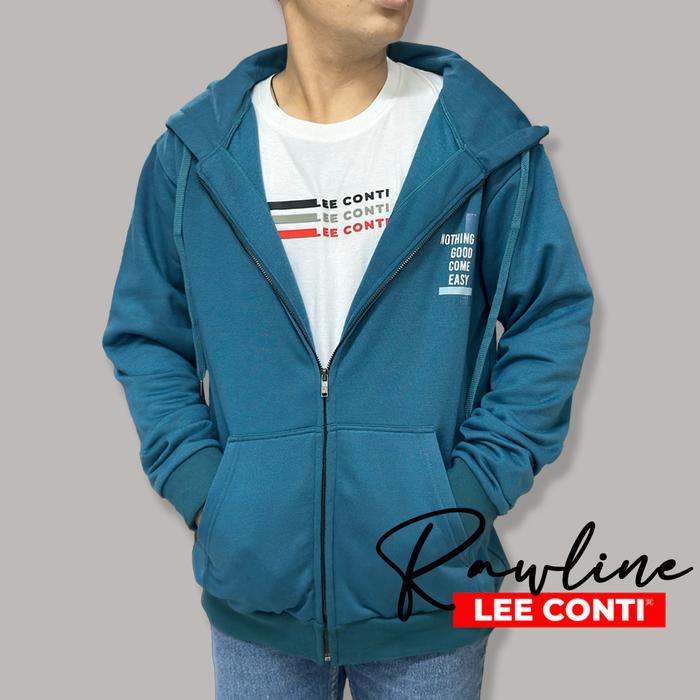 LEE CONTI Jaket Hoodie Zipper Unisex Tosca Rawline
