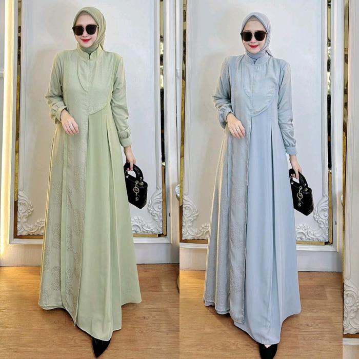 DRESS GAMIS MODE DAYANA TERBARU BY HMF LUXURY ORIGINAL