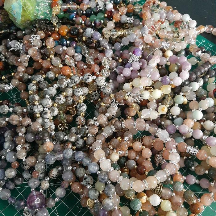 CLEARANCE SALE ROUND BEADS BATU ALAM Perempuan Sukses - -, -