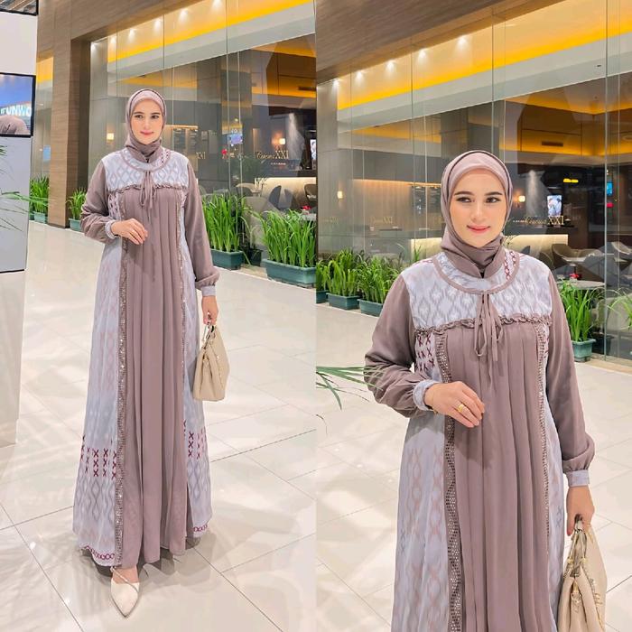 ZAKIA DRESS ABAYA MUSLIM TERMURAH